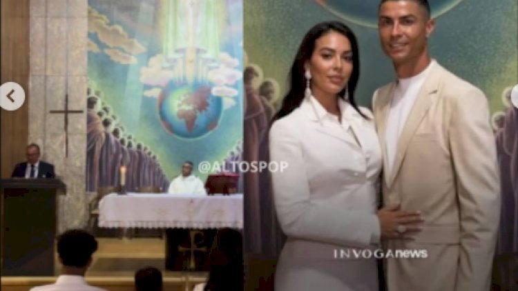 Altos Pop foi a primeira página a revelar o nome do padre que abençoou casamento de Cristiano Ronaldo