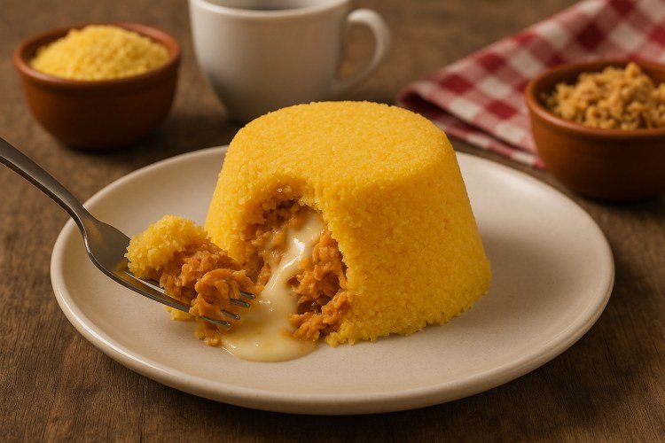 Cuscuz recheado: uma delícia da culinária nordestina