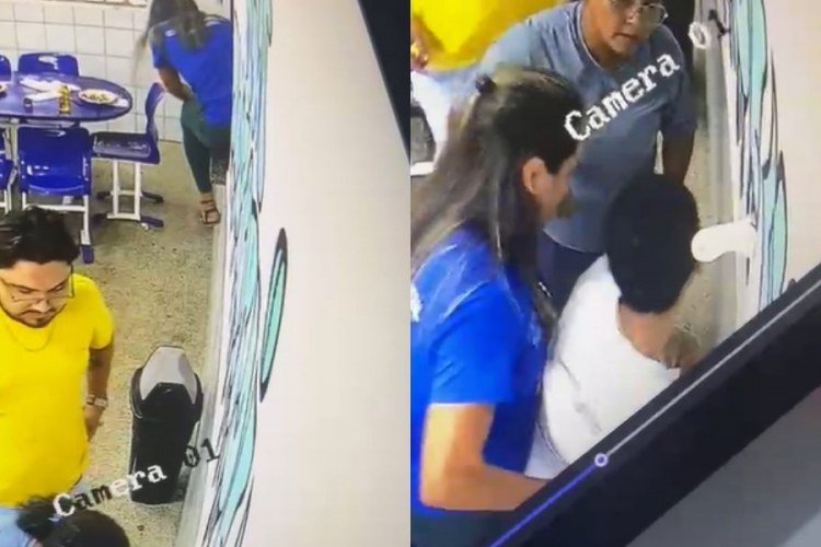 Secretária de escola em Teresina salva estudante engasgado durante o almoço​‌​