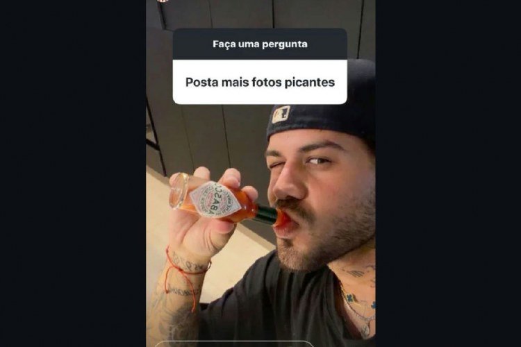 Zé Felipe surpreende fã com resposta inusitada sobre fotos picantes​‌​