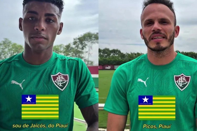 Jogadores piauienses do Fluminense celebram o Dia do Nordestino​‌​
