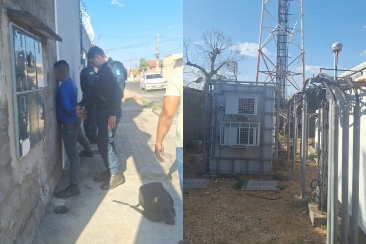 Homem é preso por furto de baterias de torre de telefonia em Teresina​‌​