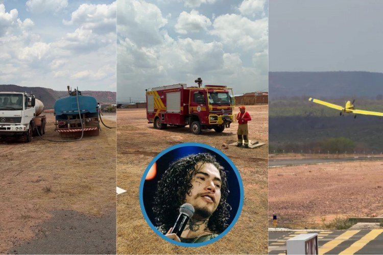 Whindersson Nunes mobiliza aeronave para combater incêndios no Piauí​‌​