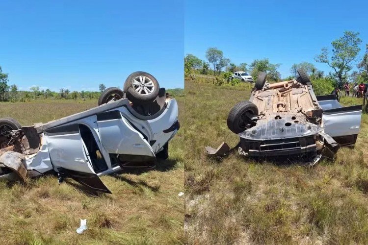 Acidente na Pi-118 deixa quatro feridos após motorista desviar de vaca​‌​