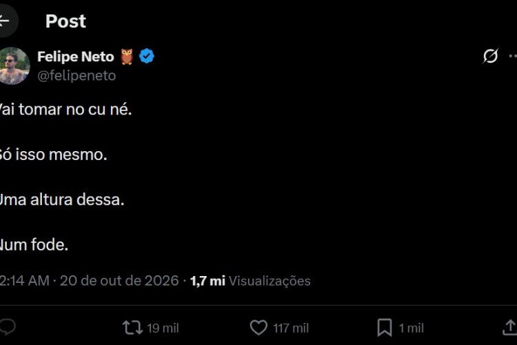 Felipe Neto critica vídeo de Felca sobre fobia social e gera polêmica​‌​