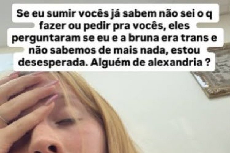 Malévola Alves é detida no Egito após apreensão de passaporte​‌​