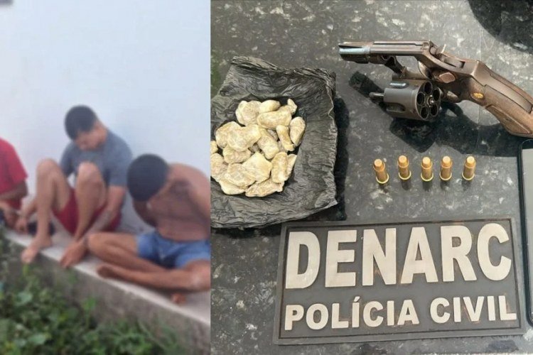 Três homens são presos por tráfico de drogas em Altos, Piauí​‌​