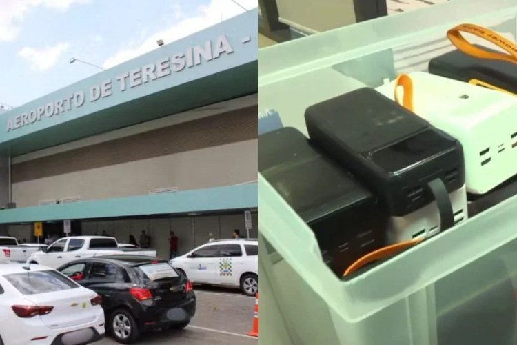 Aeroporto de Teresina retém 80 power banks fora das regras de embarque​‌​