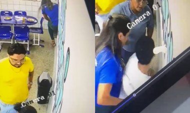 Secretária de escola em Teresina salva estudante engasgado durante o almoço​‌​