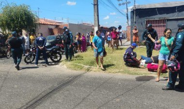 Policial reage a assalto e suspeito é baleado em Teresina​‌​