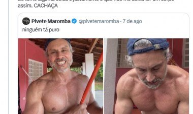 Alexandre Nero desmente fotos de corpo musculoso e brinca sobre cachaça​‌​