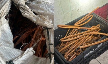 Polícia realiza operação contra comércio ilegal de cobre furtado em Teresina​‌​