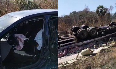 Acidente na BR-316 deixa motorista morto após tombamento de caminhão em Monsenhor Gil​‌​