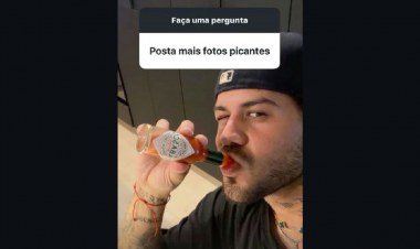 Zé Felipe surpreende fã com resposta inusitada sobre fotos picantes​‌​