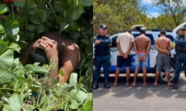 Três suspeitos são capturados em ação policial no Sul do Piauí​‌​
