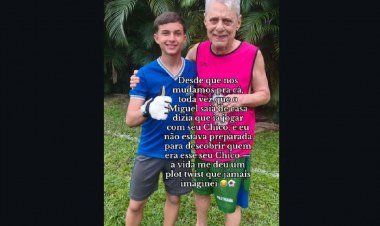 Mulher descobre que jogador do condomínio era Chico Buarque​‌​