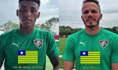 Jogadores piauienses do Fluminense celebram o Dia do Nordestino​‌​