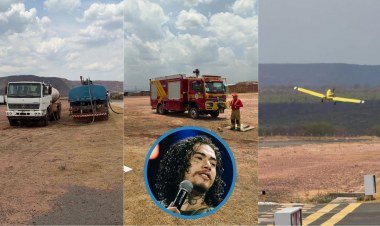 Whindersson Nunes mobiliza aeronave para combater incêndios no Piauí​‌​