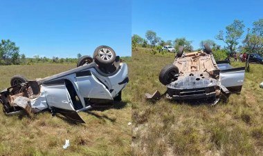 Acidente na Pi-118 deixa quatro feridos após motorista desviar de vaca​‌​