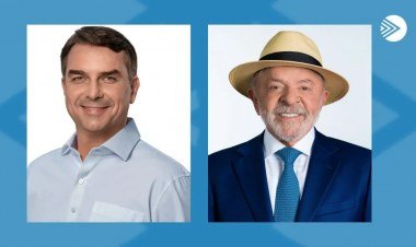 Flávio Bolsonaro e Lula empatam em pesquisa Datafolha para o segundo turno​‌​