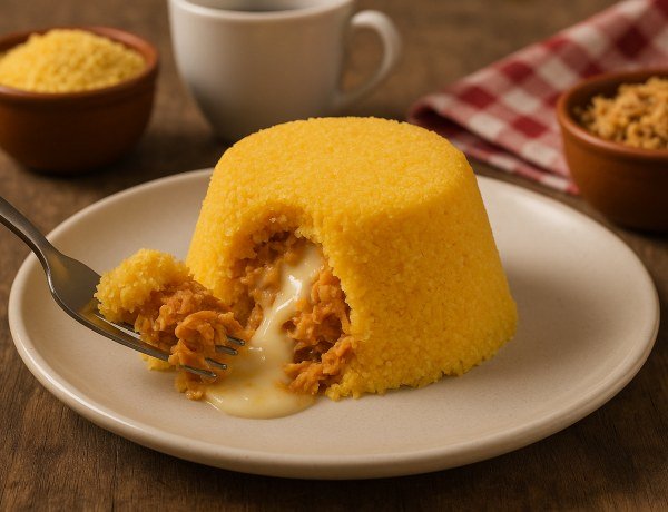 Cuscuz recheado: uma delícia da culinária nordestina