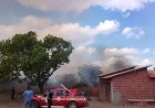 Incêndio atinge comunidade rural em São João da Varjota e mobiliza bombeiros​‌​