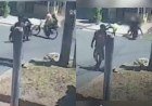 Criança é arremessada de bicicleta após colisão com motocicleta em Campo Maior​‌​