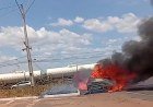 Incêndio destrói carro em Timon e gera preocupação entre motoristas​‌​